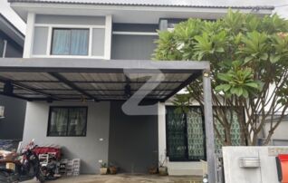 ขายบ้านแฝด โครงการ the palm garden 6 เพื่อนบ้านดี ซ้าย ขวา หน้า หลัง ต่อเติมครัวเพิ่ม ขนาด 9*2 เมตร เนื้อที่ขนาด 45.4 ตร.ว. : เจ้าของขายเอง (งดรับนายหน้า)