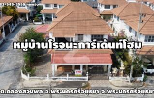 ขายบ้านเดี่ยว2ชั้น หมู่บ้านโรจนะการ์เด้นท์โฮม เนื้อที่ 51ตร.ว. ต.คลองสวนพลู อ.พระนครศรีอยุธยา จ.พระนครศรีอยุธยา : โดยนายหน้า/ตัวแทน