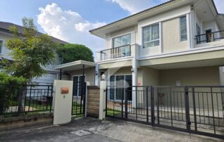 บ้านเดี่ยว 61.5 ตรว. หมู่บ้านภัสสรเพรสทีจ รังสิตคลองสอง(ธัญบุรี)หมู่บ้านติดถนนไม่ต้องเข้าซอย ใกล้ๆ โรงเรียนนานาชาติโชคชัย บ้านสวย  : เจ้าของให้เช่าเอง (งดรับนายหน้า)