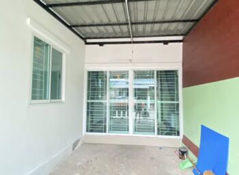 🏘ขาย ทาวน์เฮ้าส์ชั้นเดียวใกล้นิคมอุตสาหกรรม บ้านเราเอง เจ้าของบ้านขายเอง 🚩 เนื้อที่ 22.5 ตารางวา  : เจ้าของขายเอง (งดรับนายหน้า)