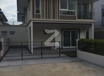 Vาย หมู่บ้านฮาบิเทียชายน์ ท่าข้าม-พระราม2 โครงการของแสนสิริ บ้านหลังมุม หน้าบ้านหันไปทางทิศเหนือ : เจ้าของขายเอง (งดรับนายหน้า)