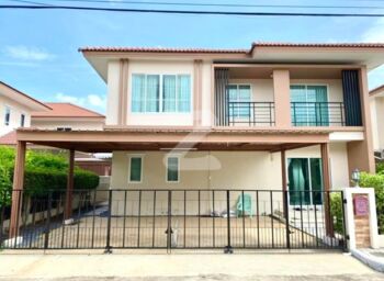 ขายบ้านเดี่ยว หมู่บ้าน ไอลีฟ พาร์ค1 (พระราม2 กม.14) บ้านสวยพร้อมเข้าอยู่ เนื้อที่ 54.6ตรว. 2ชั้น     : เจ้าของขายเอง (งดรับนายหน้า)