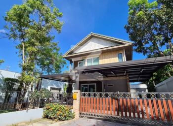 ขายบ้าน Villaggio Rama 2 วิลลาจจิโอ พระราม 2 ริมน้ำ สวนอังกฤษ น้ำตก โซลาเซลล์แบต : เจ้าของขายเอง